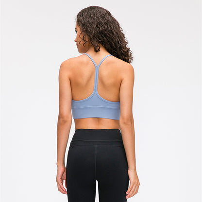 hollow back gym yoga sport pilates bra