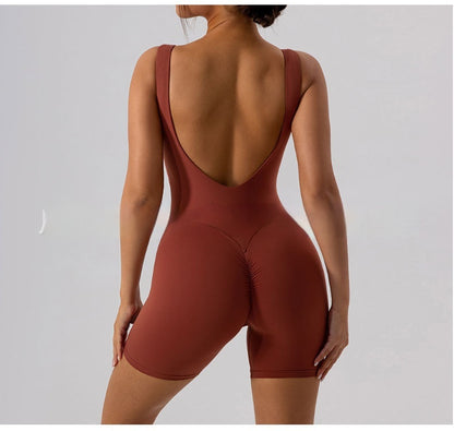 NudeFlex U-Back Peach Lift Yoga Jumpsuit