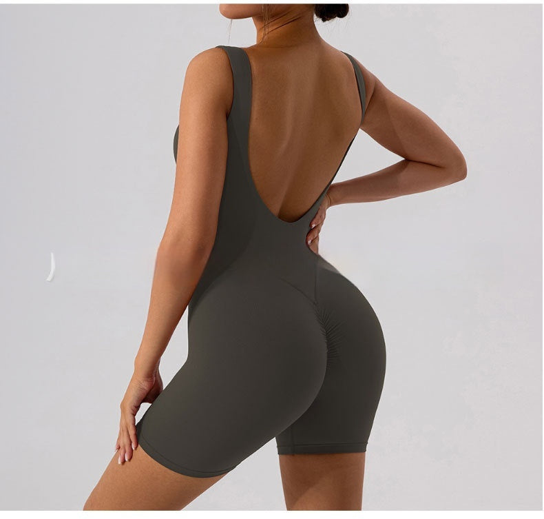 NudeFlex U-Back Peach Lift Yoga Jumpsuit