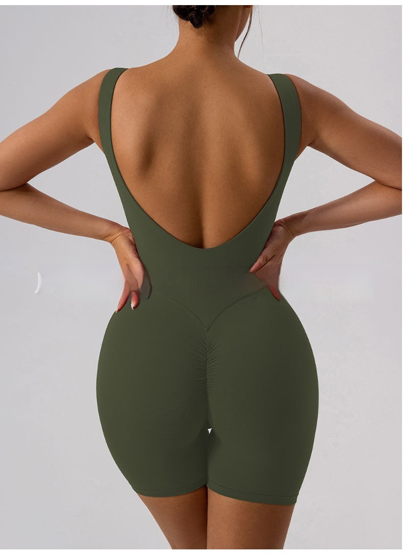 NudeFlex U-Back Peach Lift Yoga Jumpsuit