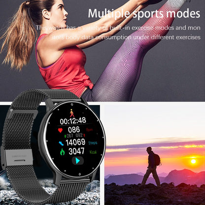 AquaFit Pro: Stylish IP67 Waterproof Fitness Smartwatch