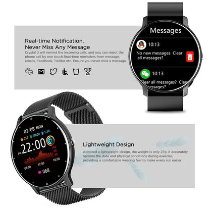 AquaFit Pro: Stylish IP67 Waterproof Fitness Smartwatch