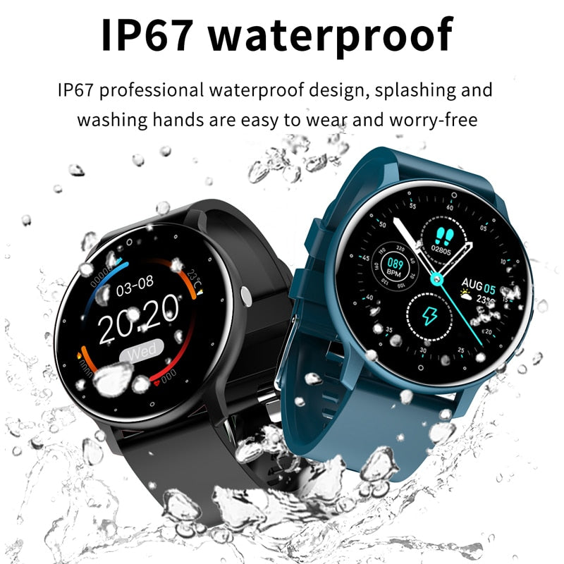 AquaFit Pro: Stylish IP67 Waterproof Fitness Smartwatch